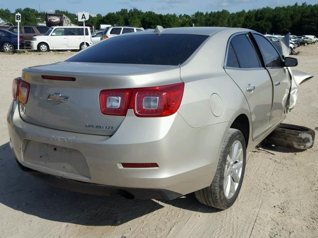 1G11H5SL6EF143937 - 2014 CHEVROLET MALIBU LTZ 银色 照片 4