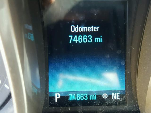 1G11H5SL6EF143937 - 2014 CHEVROLET MALIBU LTZ 银色 照片 8