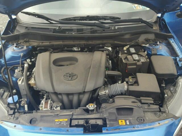 3MYDLBZV7GY106482 - 2016 TOYOTA SCION IA BLUE photo 7