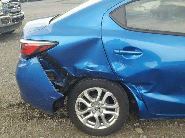 3MYDLBZV7GY106482 - 2016 TOYOTA SCION IA BLUE photo 9