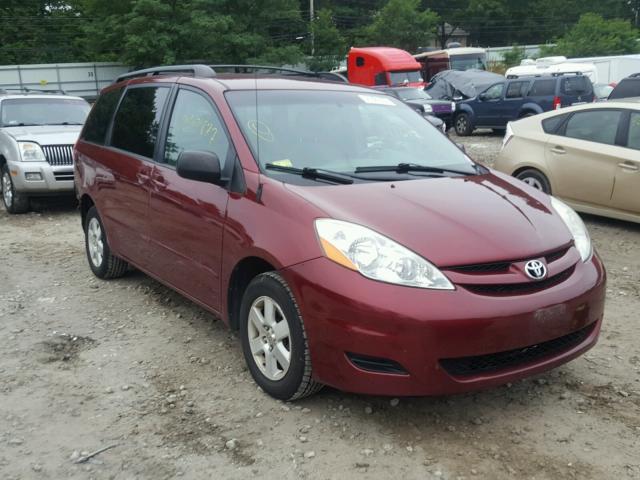 5TDZA23C36S460541 - 2006 TOYOTA SIENNA RED photo 1