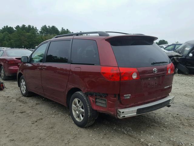 5TDZA23C36S460541 - 2006 TOYOTA SIENNA RED photo 3