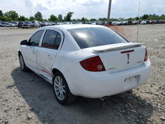 1G2AL52F557583923 - 2005 PONTIAC PURSUIT SE WHITE photo 3