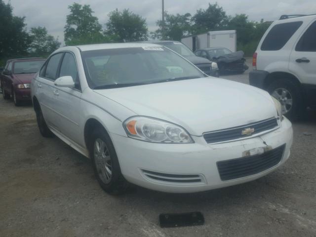 2G1WD5EM4A1264912 - 2010 CHEVROLET IMPALA POL WHITE photo 1