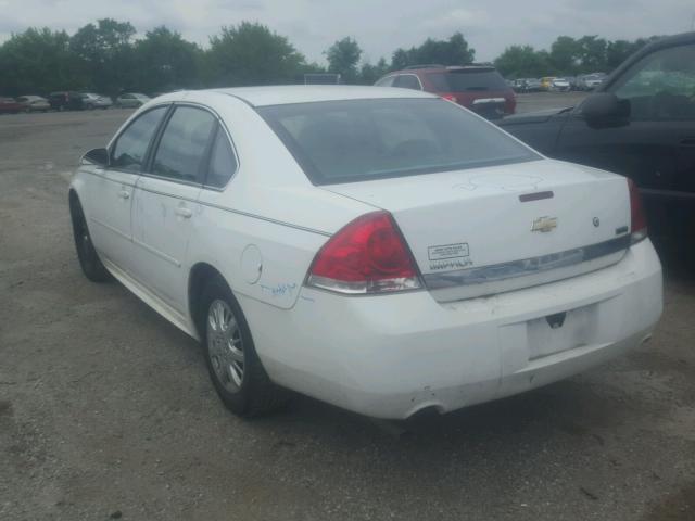 2G1WD5EM4A1264912 - 2010 CHEVROLET IMPALA POL WHITE photo 3