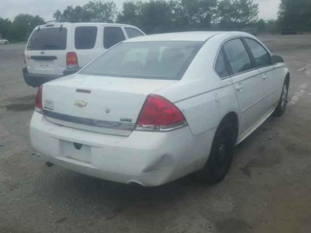 2G1WD5EM4A1264912 - 2010 CHEVROLET IMPALA POL WHITE photo 4