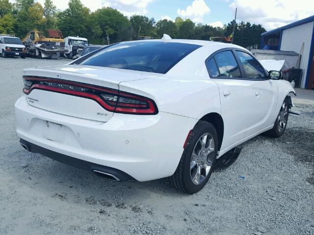 2C3CDXJG2FH791517 - 2015 DODGE CHARGER SX WHITE photo 4