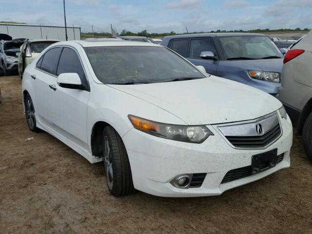 JH4CU2F85DC007975 - 2013 ACURA TSX WHITE photo 1