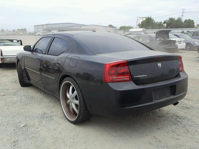 2B3KA43G16H485700 - 2006 DODGE CHARGER SE BLACK photo 3