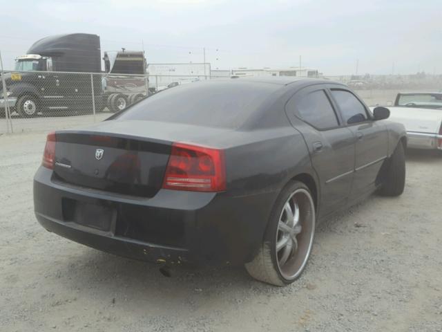 2B3KA43G16H485700 - 2006 DODGE CHARGER SE BLACK photo 4