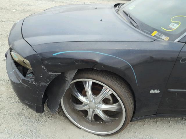 2B3KA43G16H485700 - 2006 DODGE CHARGER SE BLACK photo 9