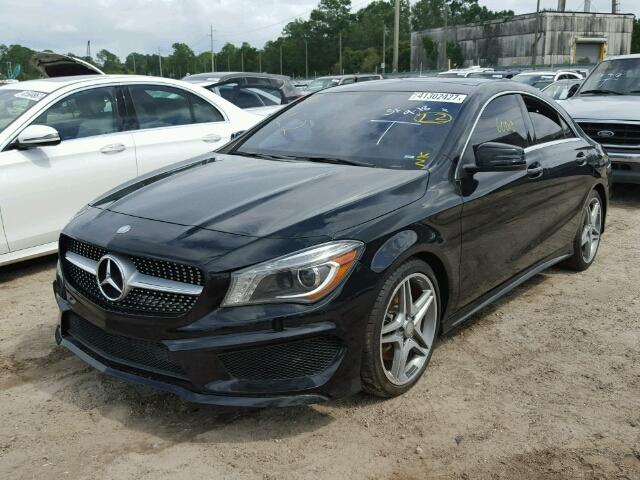 WDDSJ4EBXEN067423 - 2014 MERCEDES-BENZ CLA BLACK photo 2