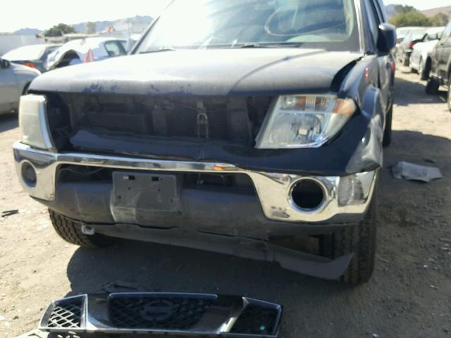 1N6AD07U28C436261 - 2008 NISSAN FRONTIER C BLACK photo 9