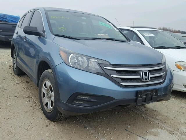 2HKRM3H38EH513468 - 2014 HONDA CR-V LX BLUE photo 1