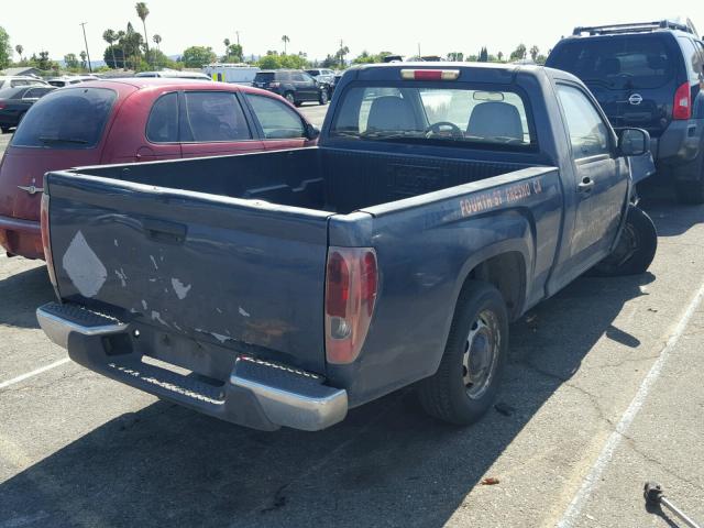 1GTCS148968269119 - 2006 GMC CANYON BLUE photo 4