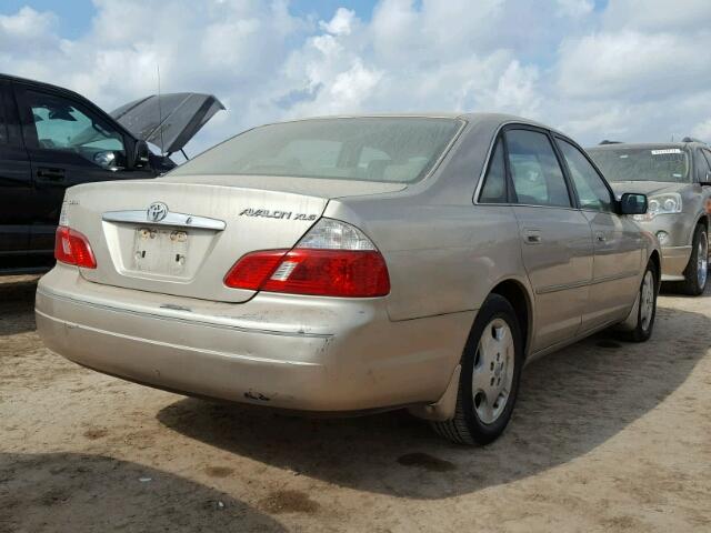 4T1BF28BX4U384405 - 2004 TOYOTA AVALON XL GOLD photo 4