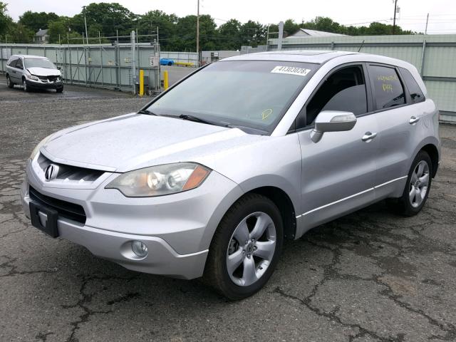 5J8TB18258A014227 - 2008 ACURA RDX SILVER photo 2