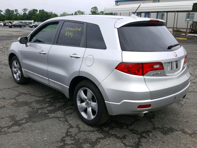 5J8TB18258A014227 - 2008 ACURA RDX SILVER photo 3