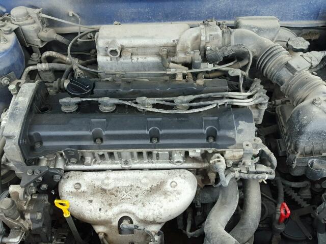 KMHDN46D64U798180 - 2004 HYUNDAI ELANTRA GL BLUE photo 7