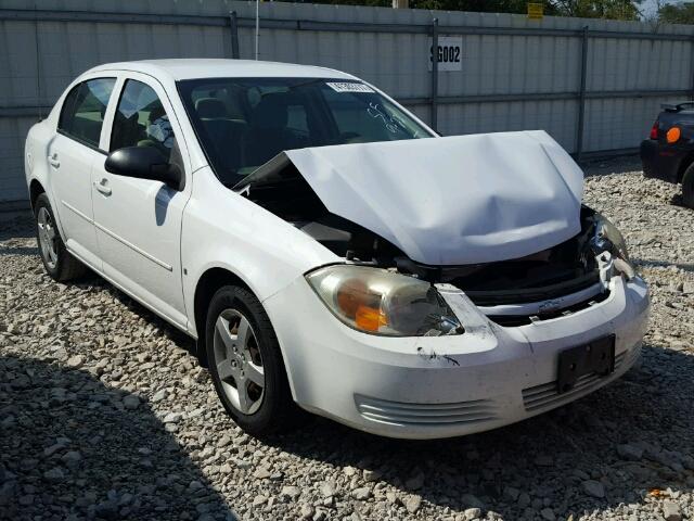 1G1AK55F967745492 - 2006 CHEVROLET COBALT LS WHITE photo 1