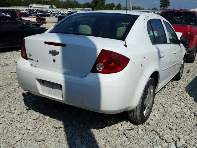 1G1AK55F967745492 - 2006 CHEVROLET COBALT LS WHITE photo 4