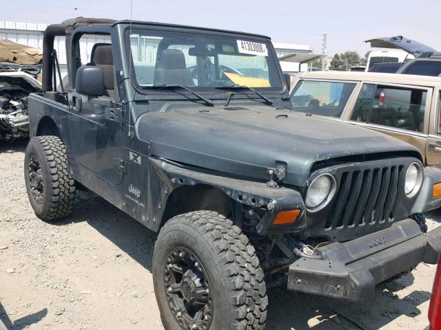 1J4FA39S13P353981 - 2003 JEEP WRANGLER C GREEN photo 1