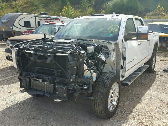 1GT120E80FF604456 - 2015 GMC SIERRA K25 WHITE photo 2