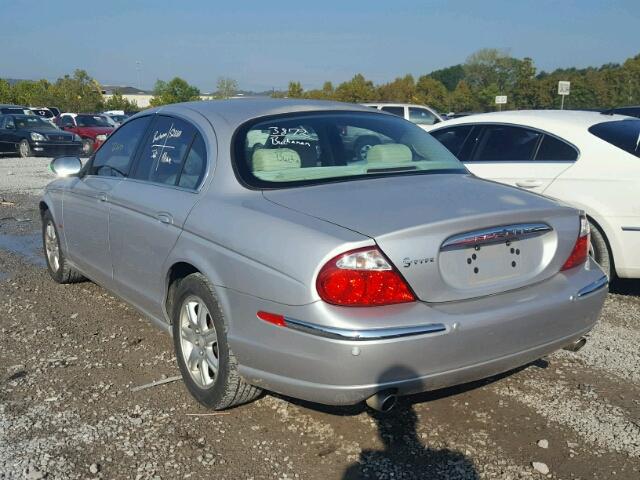 SAJEA01T74FN06845 - 2004 JAGUAR S-TYPE SILVER photo 3