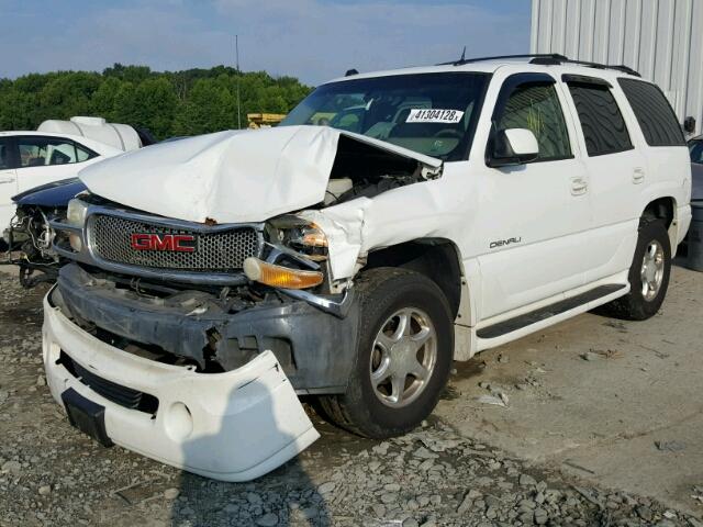 1GKEK63U64J265091 - 2004 GMC YUKON DENA WHITE photo 2