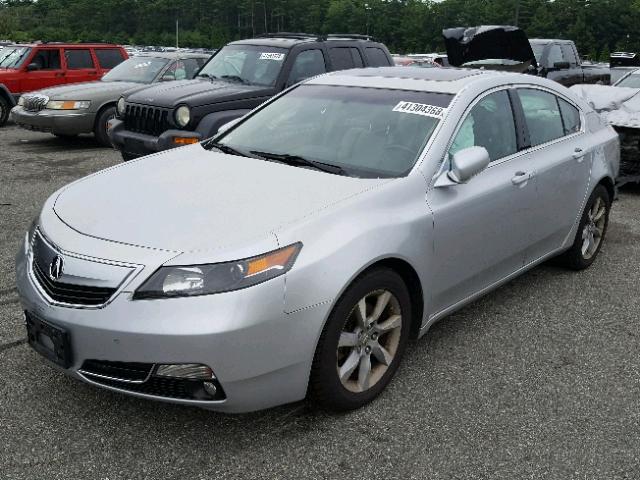 19UUA8F57CA016471 - 2012 ACURA TL SILVER photo 2