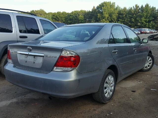 4T1BE32K36U683030 - 2006 TOYOTA CAMRY GRAY photo 4