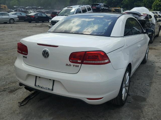 WVWBW8AH0DV000292 - 2013 VOLKSWAGEN EOS KOMFOR 白色 照片 4