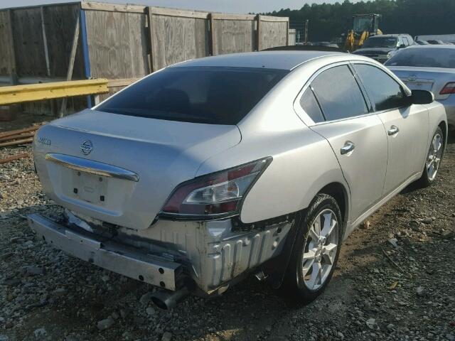 1N4AA5AP6CC812003 - 2012 NISSAN MAXIMA S SILVER photo 4