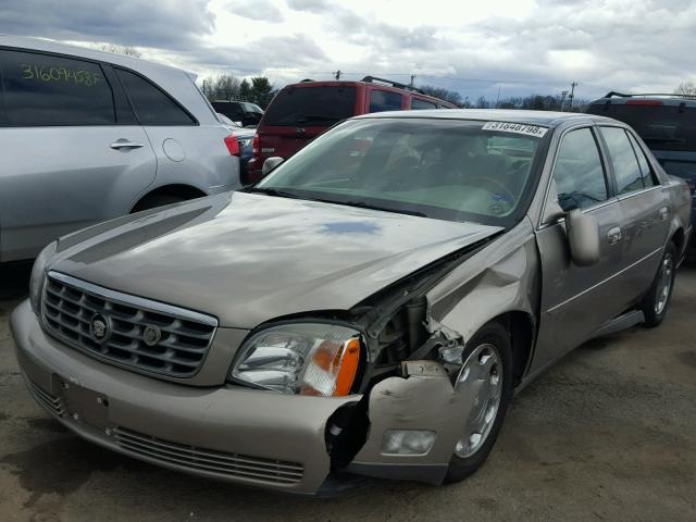 1G6KE57Y5YU301745 - 2000 CADILLAC DEVILLE DH TAN photo 2