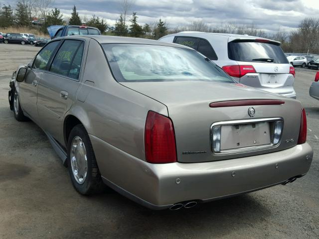 1G6KE57Y5YU301745 - 2000 CADILLAC DEVILLE DH TAN photo 3