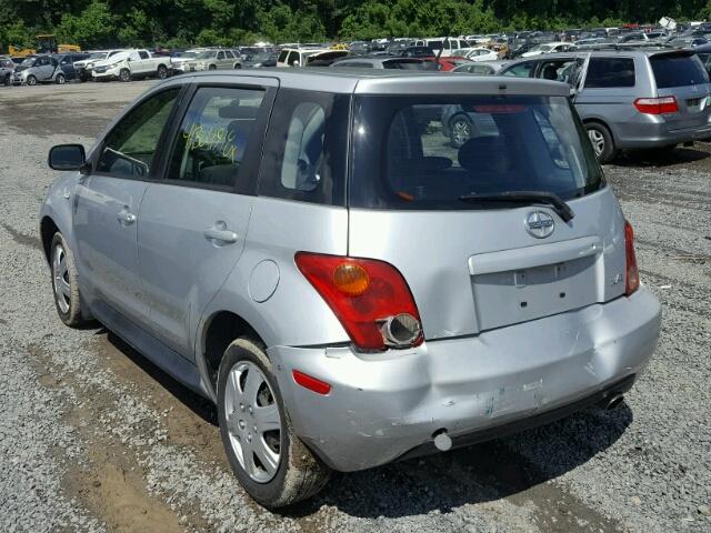 JTKKT624050126538 - 2005 TOYOTA SCION XA ვერცხლისფერი ფოტო 3