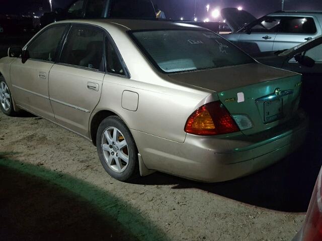 4T1BF28B01U158305 - 2001 TOYOTA AVALON GOLD photo 3