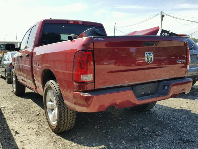 1C6RR7FT5ES132875 - 2014 RAM 1500 ST RED photo 3