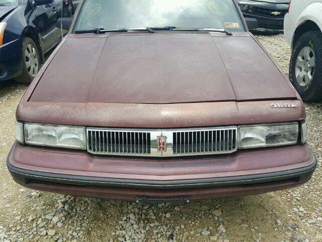 2G3AJ54N8M2348234 - 1991 OLDSMOBILE CUTLASS CI MAROON photo 7