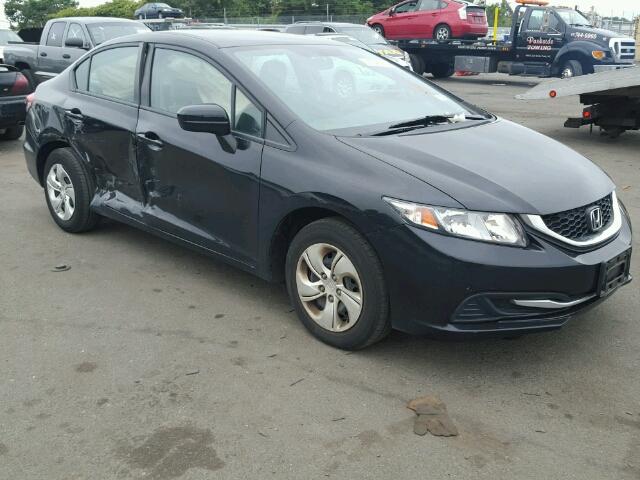 19XFB2F55FE234251 - 2015 HONDA CIVIC BLACK photo 1