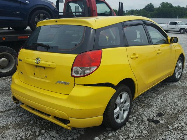 2T1KR32E34C221175 - 2004 TOYOTA COROLLA MA YELLOW photo 4