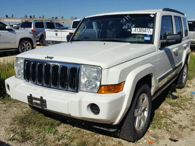 1J8HG48K88C227872 - 2008 JEEP COMMANDER WHITE photo 2