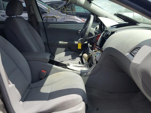 1G1ZG57N78F132174 - 2008 CHEVROLET MALIBU LS BLACK photo 5