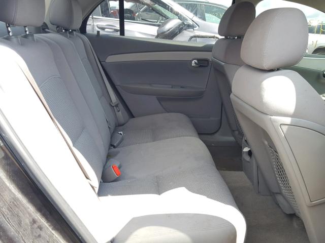 1G1ZG57N78F132174 - 2008 CHEVROLET MALIBU LS BLACK photo 6