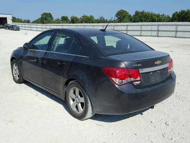 1G1PC5SB0E7362094 - 2014 CHEVROLET CRUZE LT GRAY photo 3