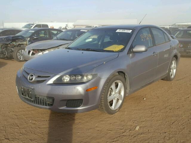 1YVHP84C475M51456 - 2007 MAZDA 6 SILVER photo 2