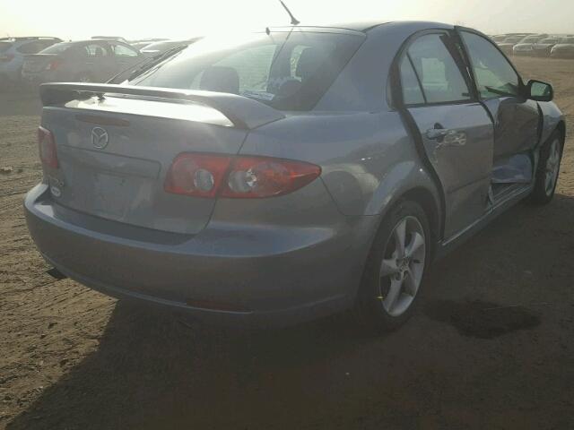 1YVHP84C475M51456 - 2007 MAZDA 6 SILVER photo 4