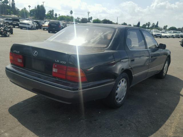 JT8BH28F5V0070332 - 1997 LEXUS LS 400 BLACK photo 4