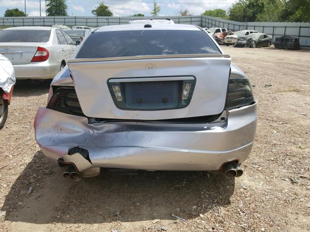 19UUA66265A011632 - 2005 ACURA TL SILVER photo 9