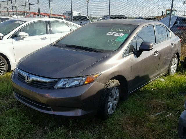 2HGFB2F52CH610308 - 2012 HONDA CIVIC BEIGE photo 2